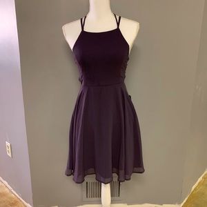 💜 Strappy open back dress 💜